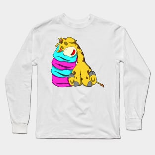 Giraffe at Sleeping Long Sleeve T-Shirt